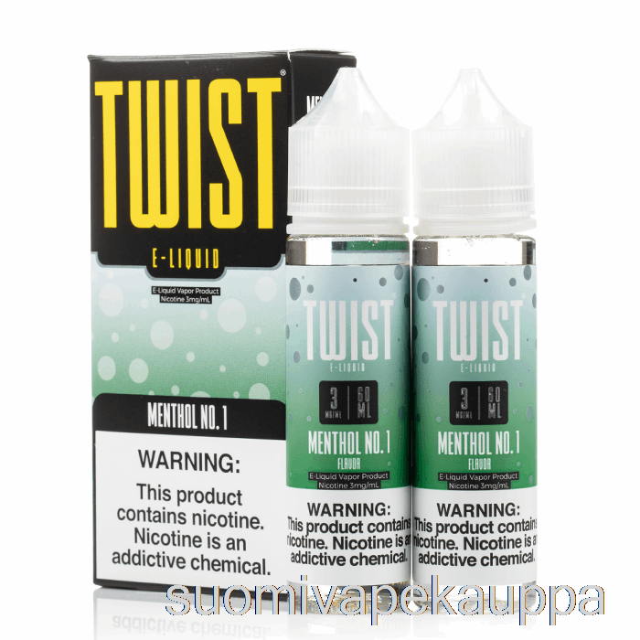 Vape Suomi Mentoli Nro. 1 - Twist E-neste - 120ml 18mg